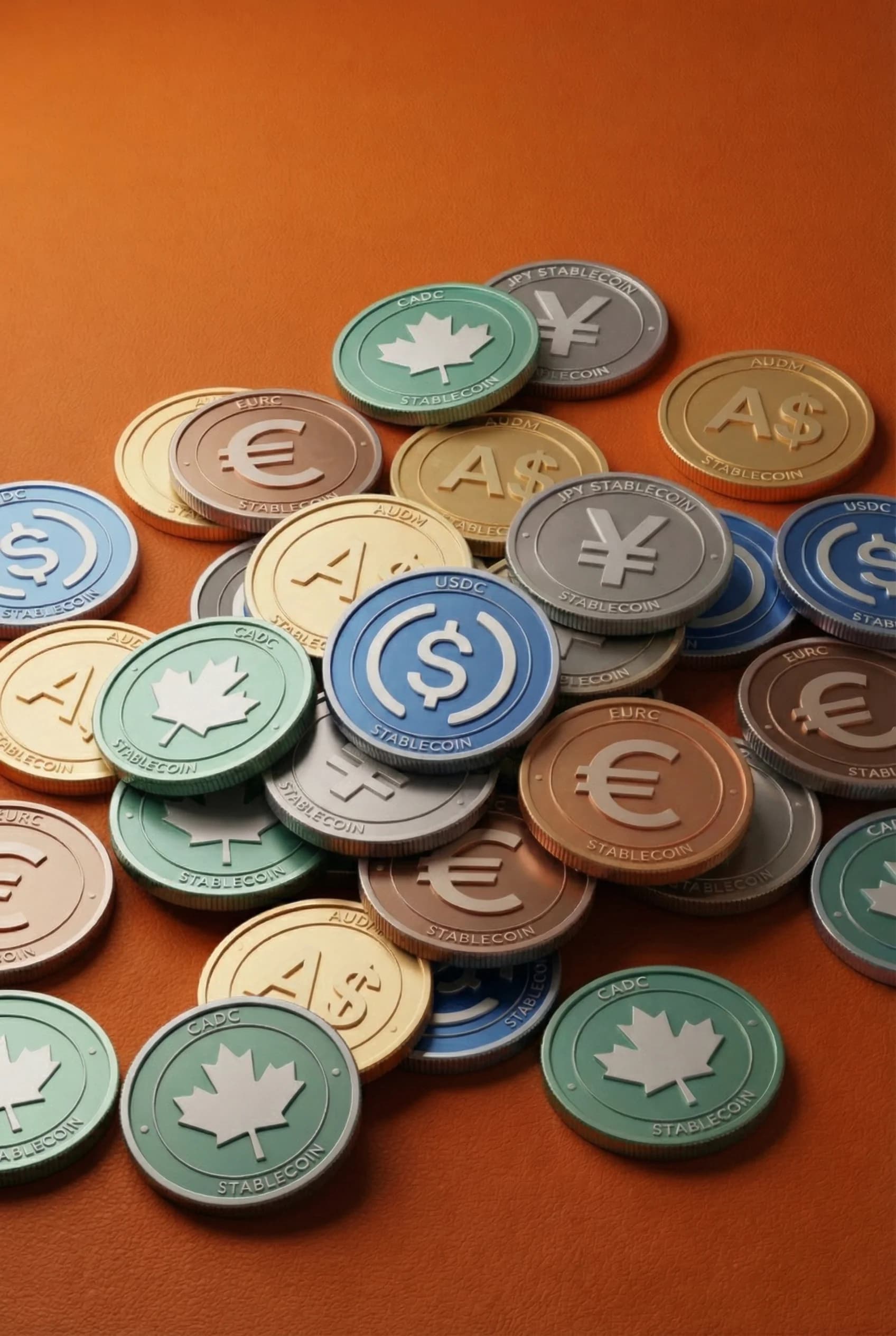 Stablecoins FX routing - USDC, TUSD, Tether